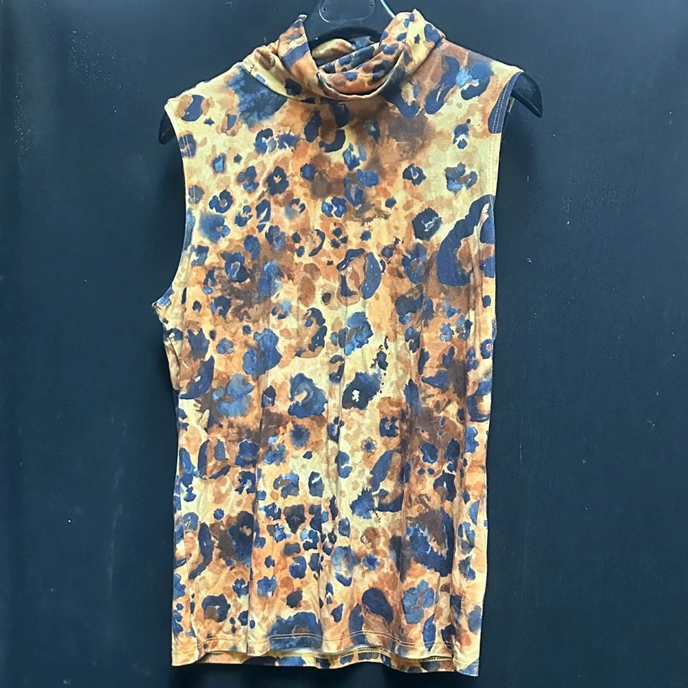 L'AGENCE Multicolor Sleeveless Top